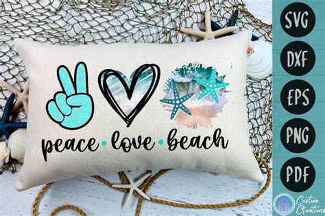 Download Free Peace Love Summer Sublimation DXF Files