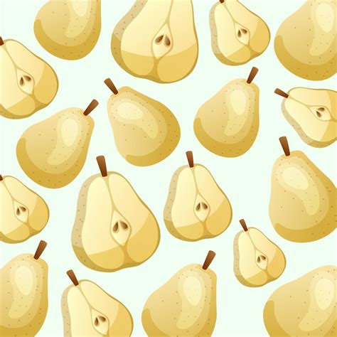 Download Free Pear Vector Pattern|Pear Digital Paper|Fruit Pattern Commercial Use Free PSD Mockups