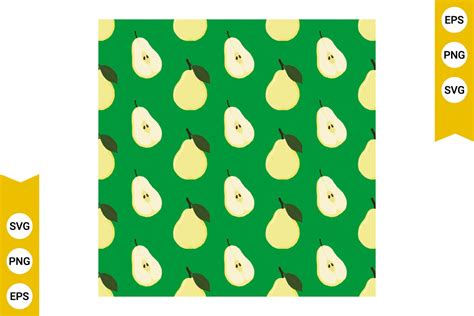 Download Free Pear Vector Pattern|Pear Digital Paper|Fruit Pattern Cricut SVG For Crafts