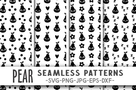 Download Free Pear Vector Pattern|Pear Digital Paper|Fruit Pattern SVG Cut Files