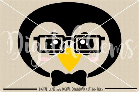 Download Free Penguin Face SVG / DXF / EPS / PNG Files Files