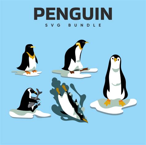 Download Free Penguin SVG, Penguin DXF, Cuttable File Commercial Use Free PSD Mockups