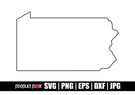 Download Free Pennsylvania State Clipart DXF Files