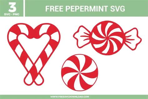 Download Free Peppermint Bundle 7 SVG Cut Files Crafts
