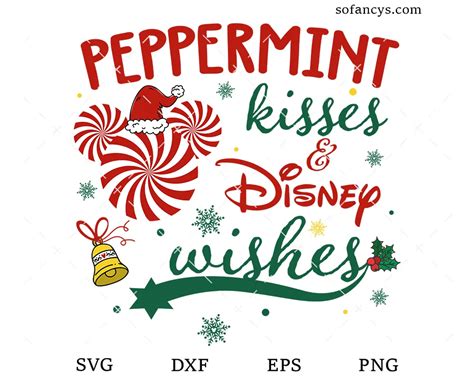 Download Free Peppermint Kisses - SVG File, DXF File Silhouette For Crafts