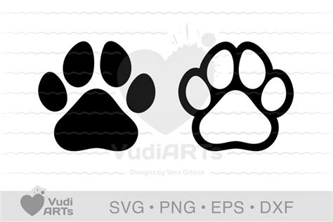 Download Free Pet Paw Banner- SVG File, DXF File Easy Edite