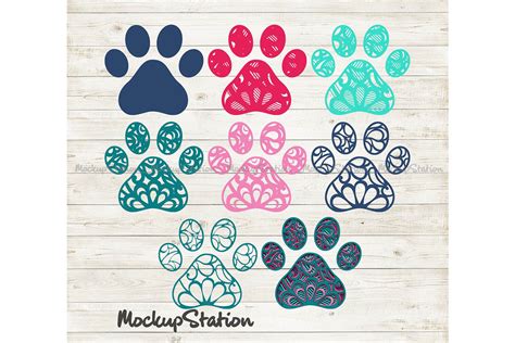Download Free Pet Paw Banner- SVG File, DXF File Printable