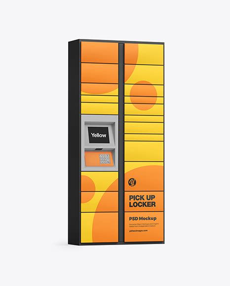 Download Free Pick Up Locker Mockup PSD Generator