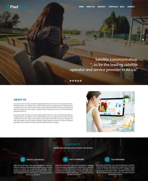 Free Picture Website Template