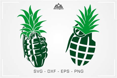 Download Free Pineapple Grenade Svg Design Files
