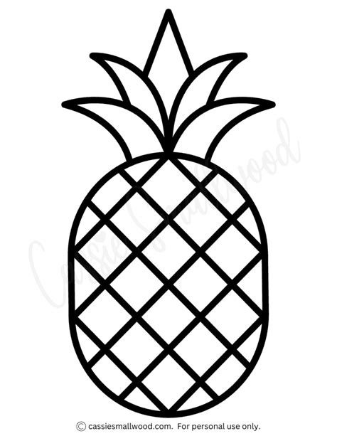 Download Free Pineapple Printable