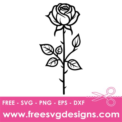 Download Free Pink Rose And Blue Patterns Silhouette DXF Files