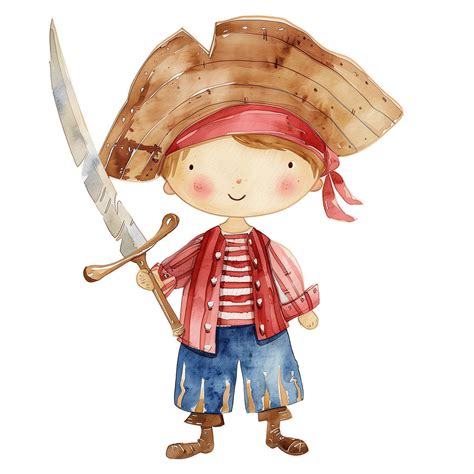 Download Free Pirate Boy | Applique Embroidery Printable