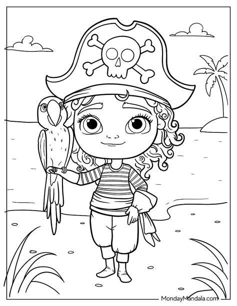Free Pirate Coloring Pages