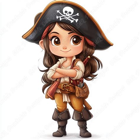Download Free Pirate Girl | Applique Embroidery Files DXF Files