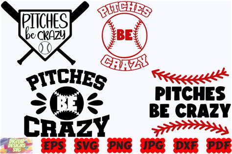 Download Free Pitches be crazy - Baseball For Crafts