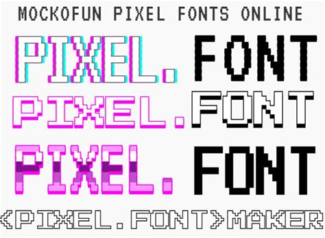 Pixify Your Text with Our Free Pixel Font Generator - Create Eye-Catching Designs Instantly!