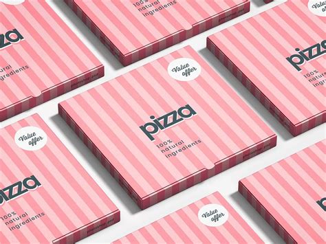 Download Free Pizza Box Mockup PSD Generator PSD Files