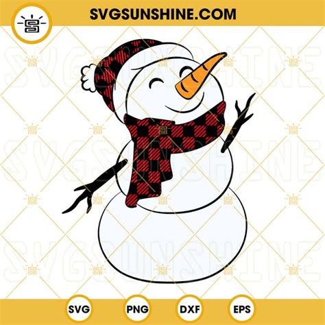 Download Free Plaid Snowman design Commercial Use DXF Files
