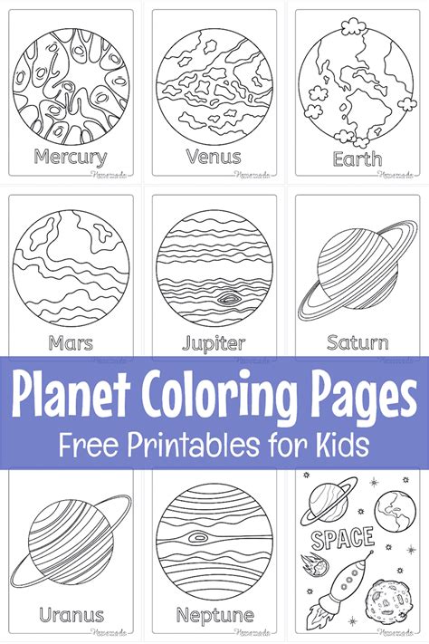 Free Planet Coloring Pages