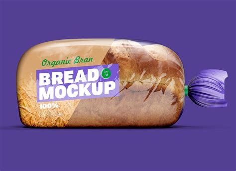 Download Free Plastic Bag With Clip For Bread PSD Object Mockups PSD Files