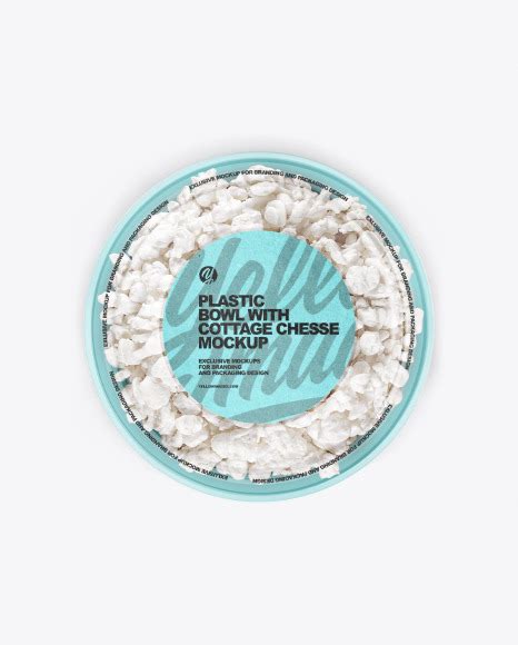 Download Free Plastic Bowl with Cottage Cheese Mockup PSD Free Mockups Yellowimages PSD PSD Files