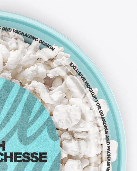 Download Free Plastic Bowl with Cottage Cheese Mockup PSD TIFF Files PSD Files