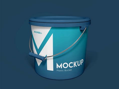 Download Free Plastic Bucket Mockup - Front View PSD Generator