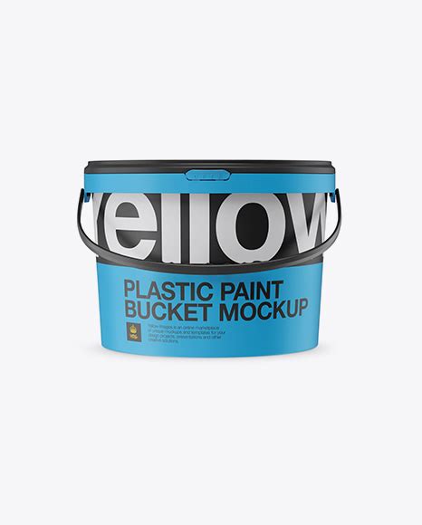 Download Free Plastic Bucket Mockup - Front View PSD Yellowimages