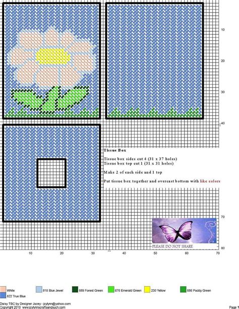 Free Plastic Canvas Tissue Box Patterns
