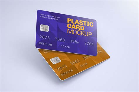 Download Free Plastic Cards Mockup PSD Generator