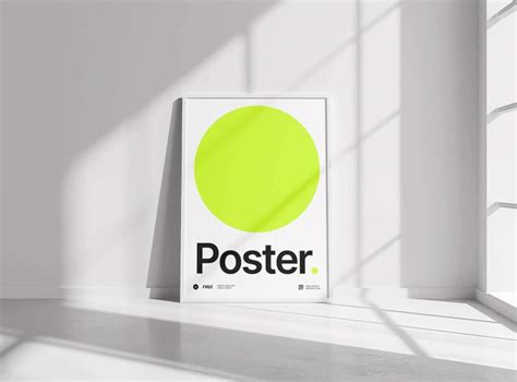 Download Free Plastic Frame Poster Mockup PSD Generator