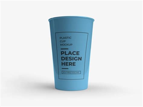 Download Free Plastic Matte Cup Mockup TIFF PSD Generator