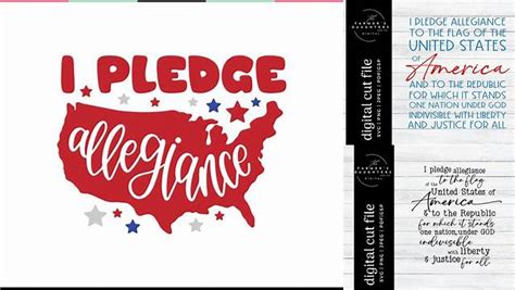 Download Free Pledge of Allegiance SVG Cut File Images