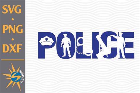 Download Free Police SVG, PNG, DXF Digital Files Include Commercial Use DXF Files