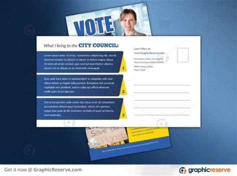 Free Political Postcard Template