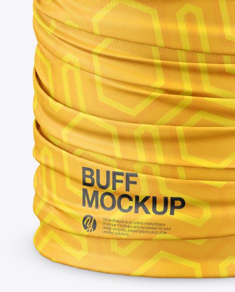 Download Free Polyester Buff Mockup PSD Generator PSD Files