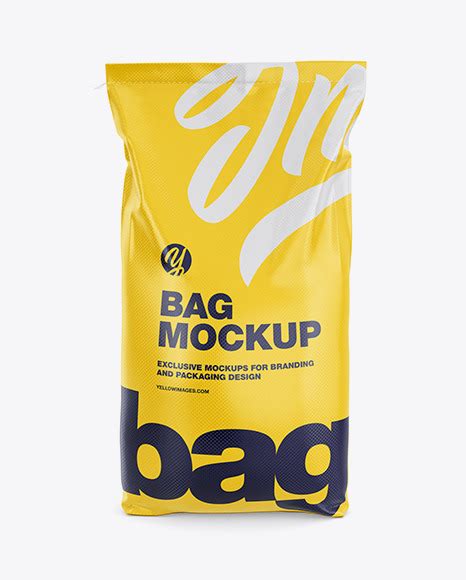 Download Free Polypropylene Bag 3D Mockup PSD Object Mockups PSD Files