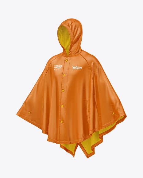 Download Free Poncho Raincoat Mockup PSD Object Mockups PSD Files