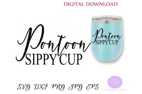 Download Free Pontoon Sippy Cup Commercial Use DXF Files