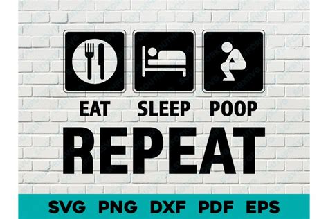 Download Free Poop Take a nap Sleep Printable DXF Files