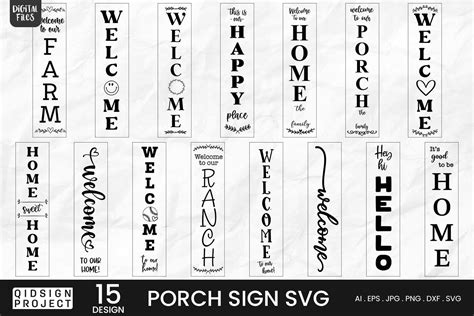Download Free Porch SVG Bundle | Door Sign SVG Cut Files For Crafts