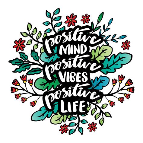 Download Free Positive Mind, Positive Vibes, Positive Life Vector typography Files