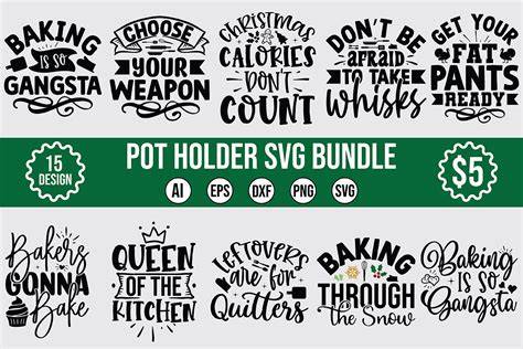 Download Free Pot Holder Svg Bundle Files Free PSD Mockups