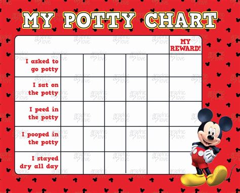 Free Potty Training Chart Printable