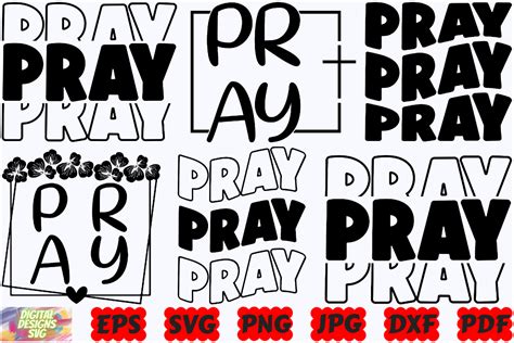 Download Free Pray SVG Files for Cricut