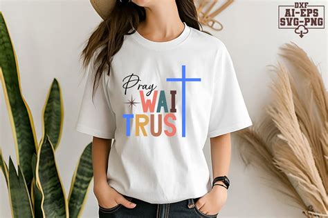 Download Free Pray wait trust SVG Commercial Use DXF Files
