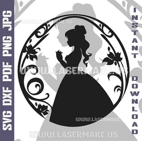 Download Free Pre-K Princess Cut File DXF Files