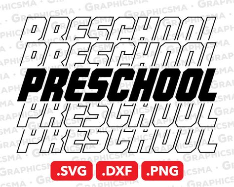Download Free Preschool - SVG File, DXF File For Silhouette