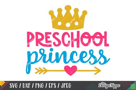 Download Free Preschool Princess Cut File Files